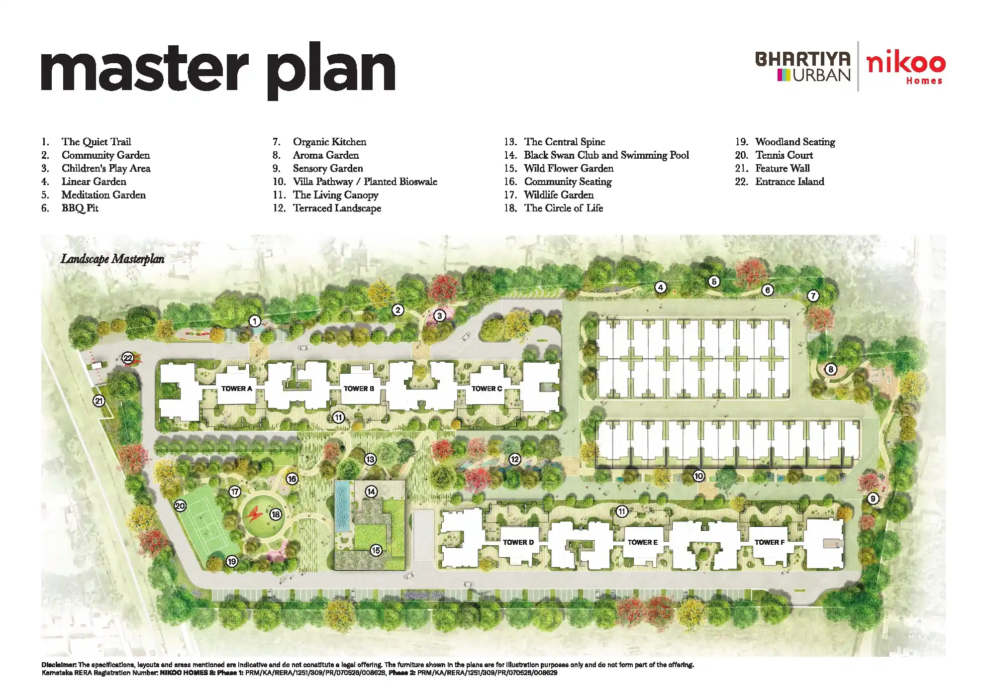 Nikoo Homes 8 Master Plan | Site Layout